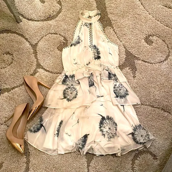 Edition Express | Dresses | Express White Halter Party Dress | Poshmark